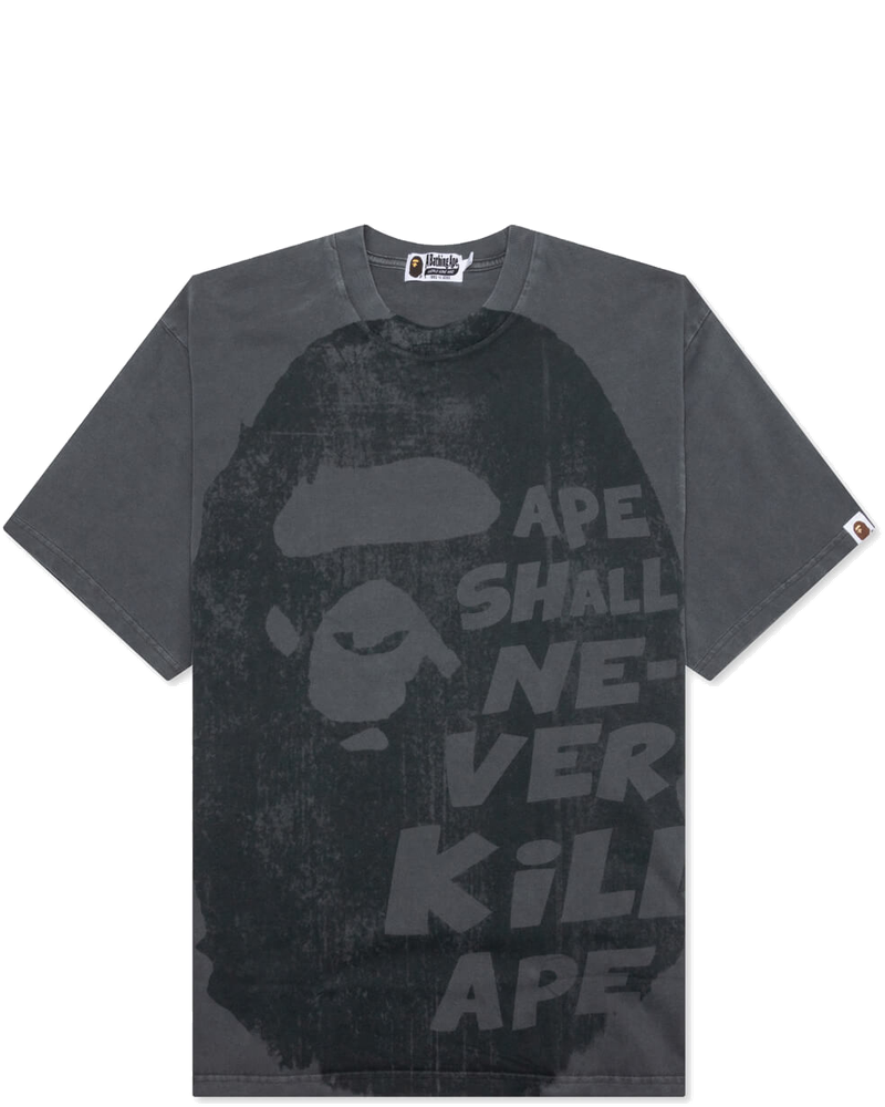 Big Ape Head Tee Black A bathing ape – Гарантія оригінальності