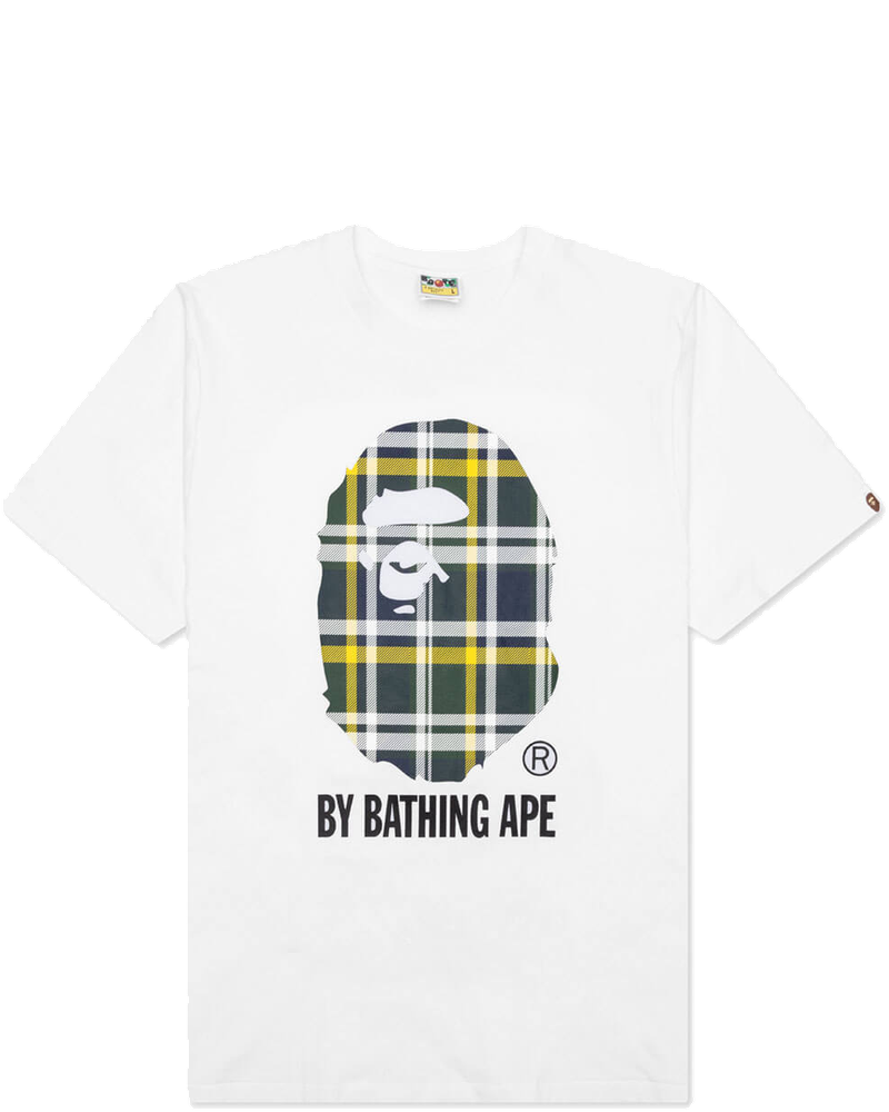 Оригінальна Check By Bathing Ape Tee White A bathing ape