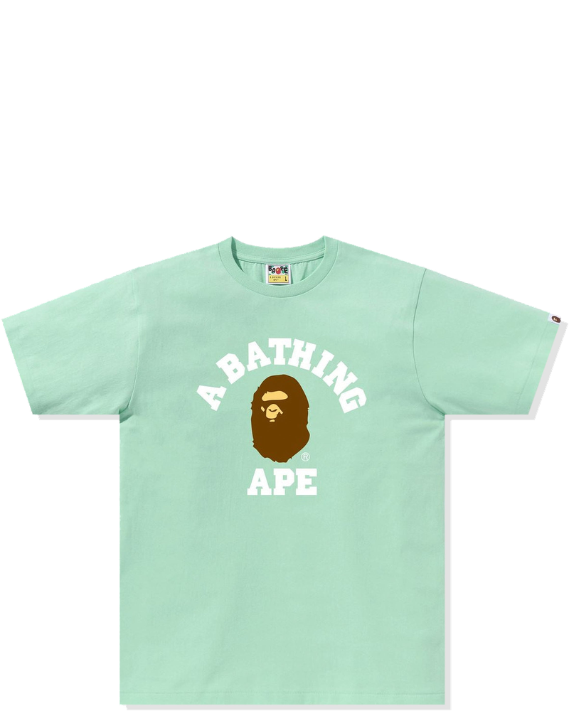 Оригінальна College Tee Green A bathing ape