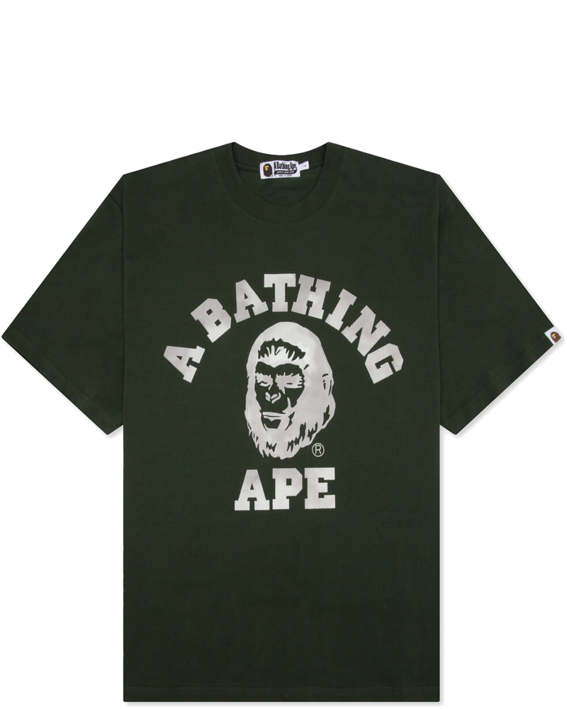 Оригінальна College Graphic Tee Green A bathing ape