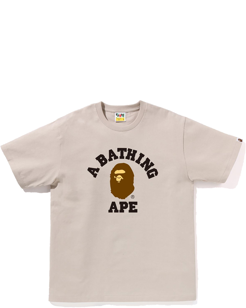 Mens College Tee A bathing ape – Гарантія оригінальності