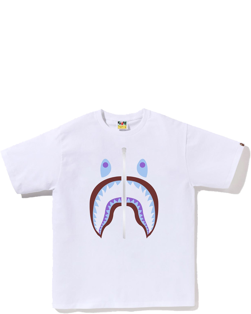 Mens Colors Shark Head T Shirt A bathing ape – Гарантія оригінальності