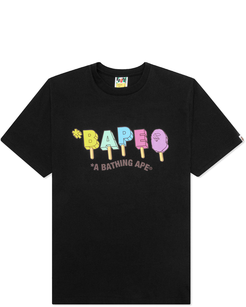 Popsicle Tee Black A bathing ape оригінал – Купити в Україні