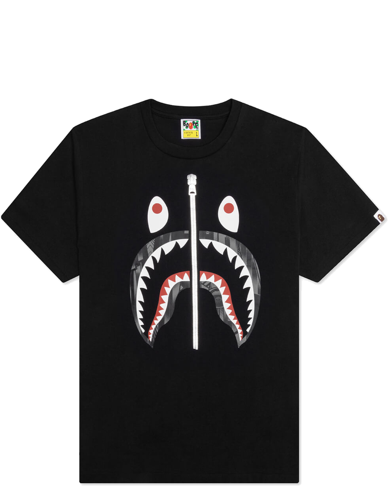 Оригінальна Speed Racer Shark Tee Black A bathing ape