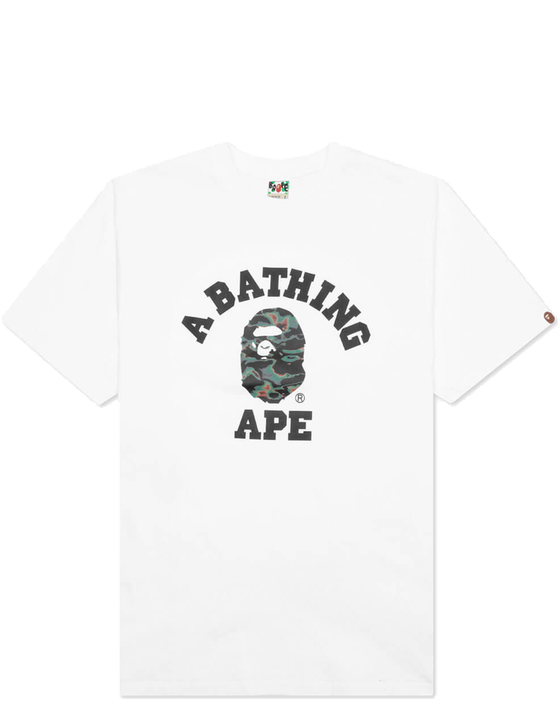 Thermography College Tee White A bathing ape оригінал – Купити в Україні
