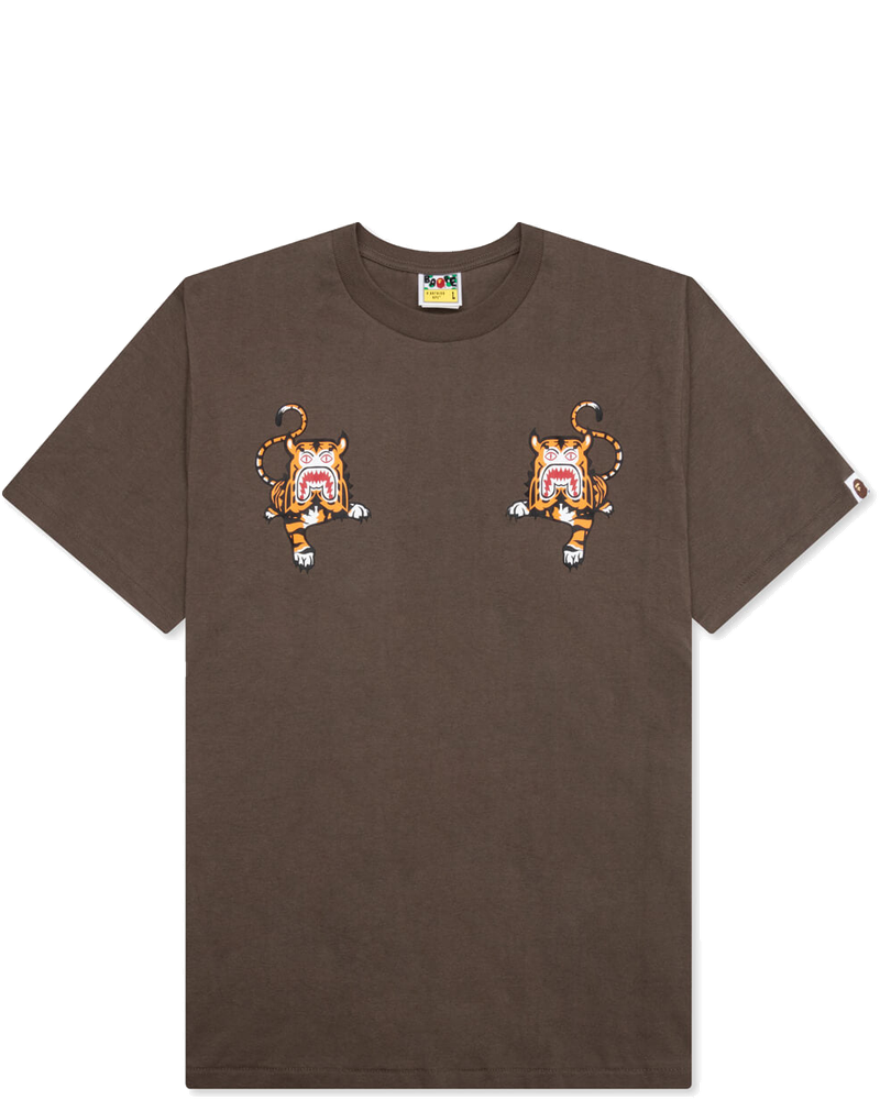 Оригінальна Tiger Tee Brown A bathing ape