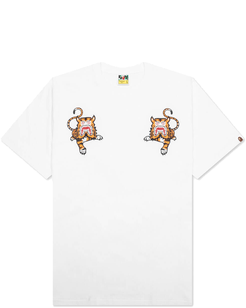 Tiger Tee White A bathing ape – Гарантія оригінальності