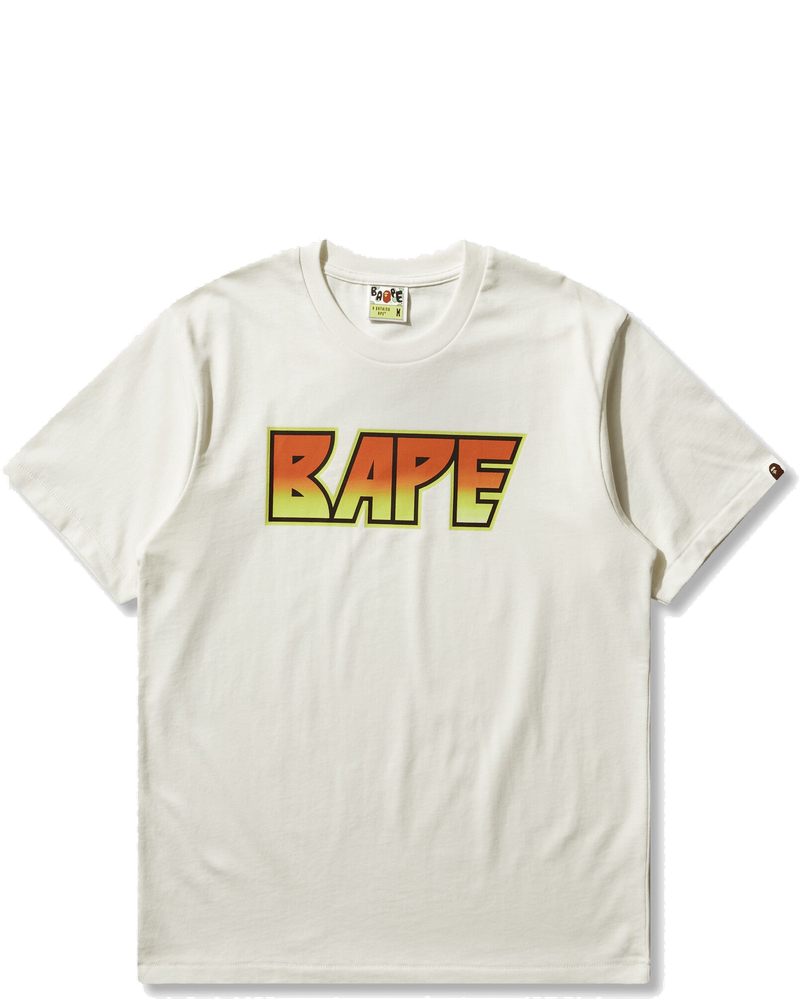 Оригінальна Mens Bape Kiss Logo T-Shirt Ivory A bathing ape