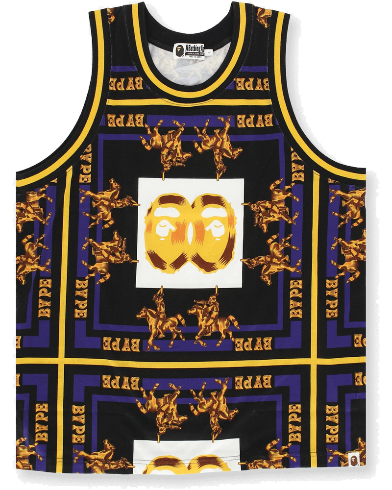 Mens Double Ape Head Basketball Top Black A bathing ape оригінал – Купити в Україні