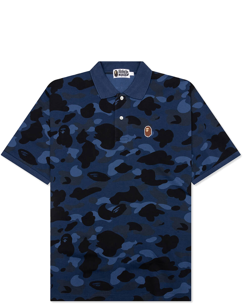 Color Camo Large Ape Head Relaxed Fit Polo Shirt A bathing ape – Гарантія оригінальності