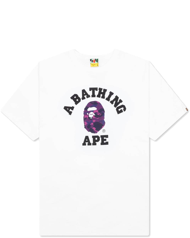 Оригінальна Color Camo College Tee A bathing ape