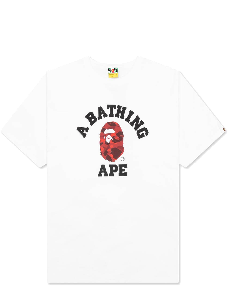 Оригінальна Color Camo College Tee A bathing ape