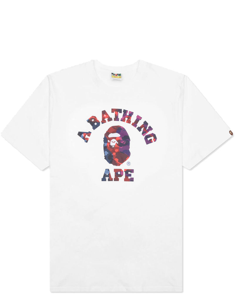 Color Camo Crazy College Tee A bathing ape оригінал – Купити в Україні