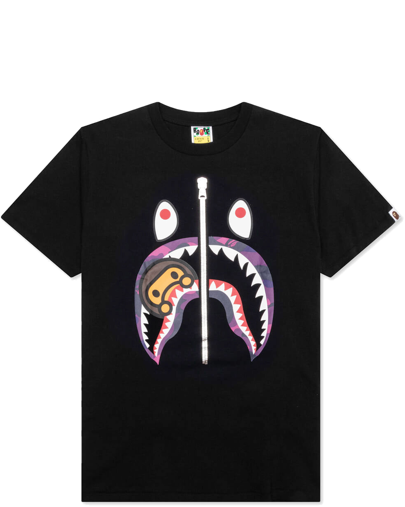 Color Camo Milo Shark Tee A bathing ape – Гарантія оригінальності