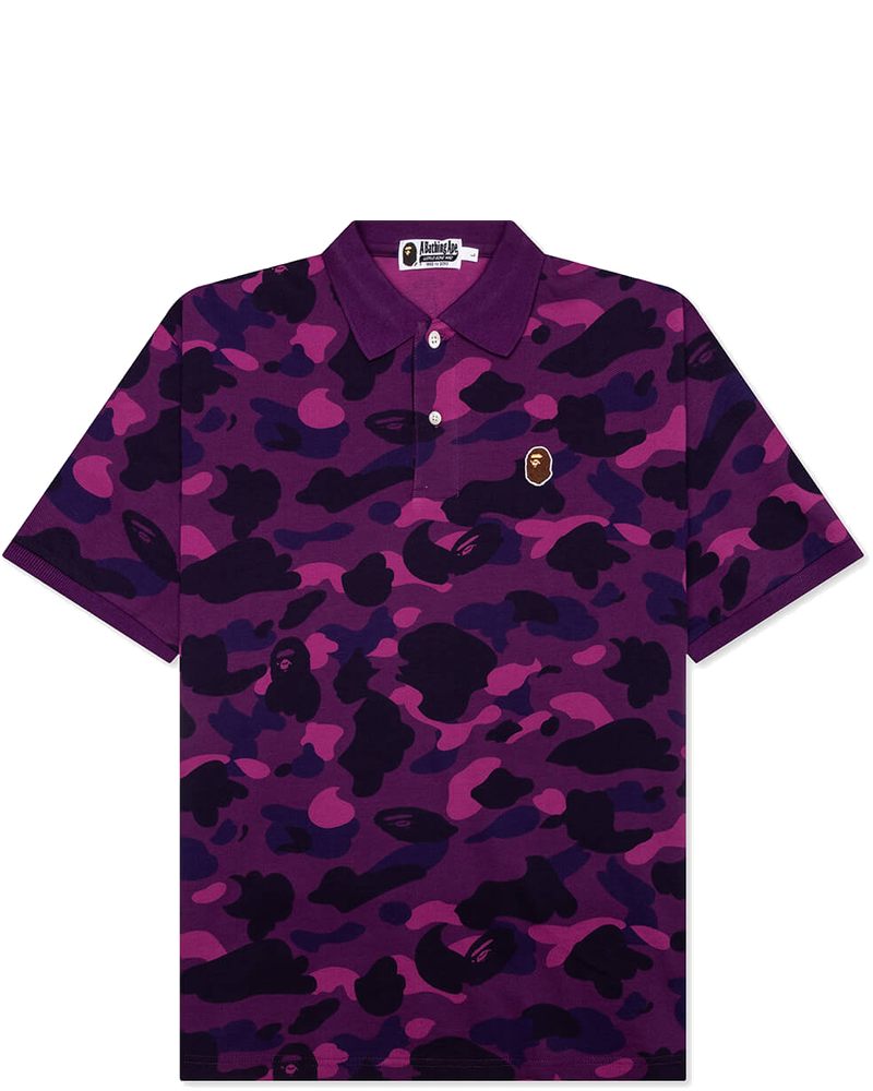 Color Camo Large Ape Head Relaxed Fit Polo Shirt A bathing ape – Гарантія оригінальності
