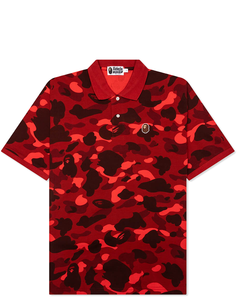 Color Camo Large Ape Head Relaxed Fit Polo Shirt A bathing ape – Гарантія оригінальності