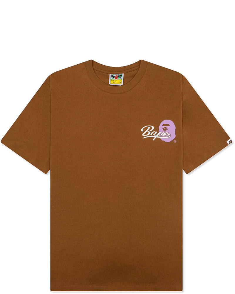 Cursive College Logo Relaxed Fit Tee A bathing ape – Гарантія оригінальності