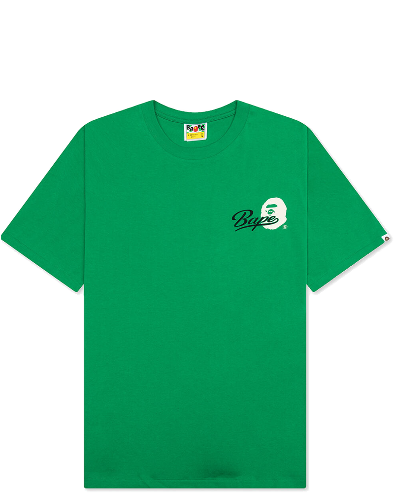 Cursive College Logo Relaxed Fit Tee A bathing ape – Гарантія оригінальності