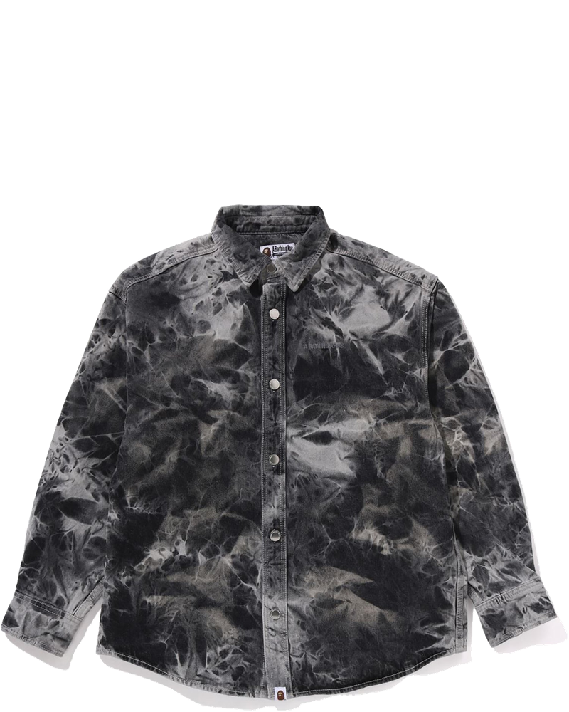Destroyed Bleach Bathing Ape Logo Ls Shirt Mens A bathing ape оригінал – Купити в Україні