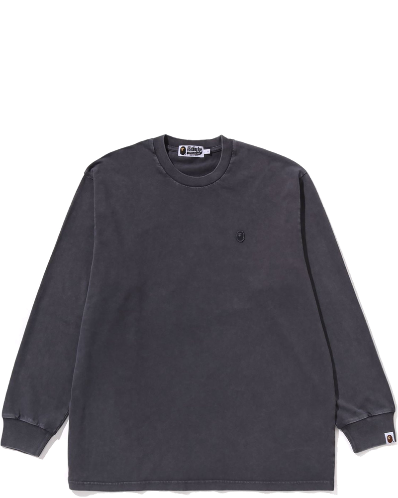 Оригінальна Garment Dye One Point Relaxed Fit Ls Tee Mens A bathing ape