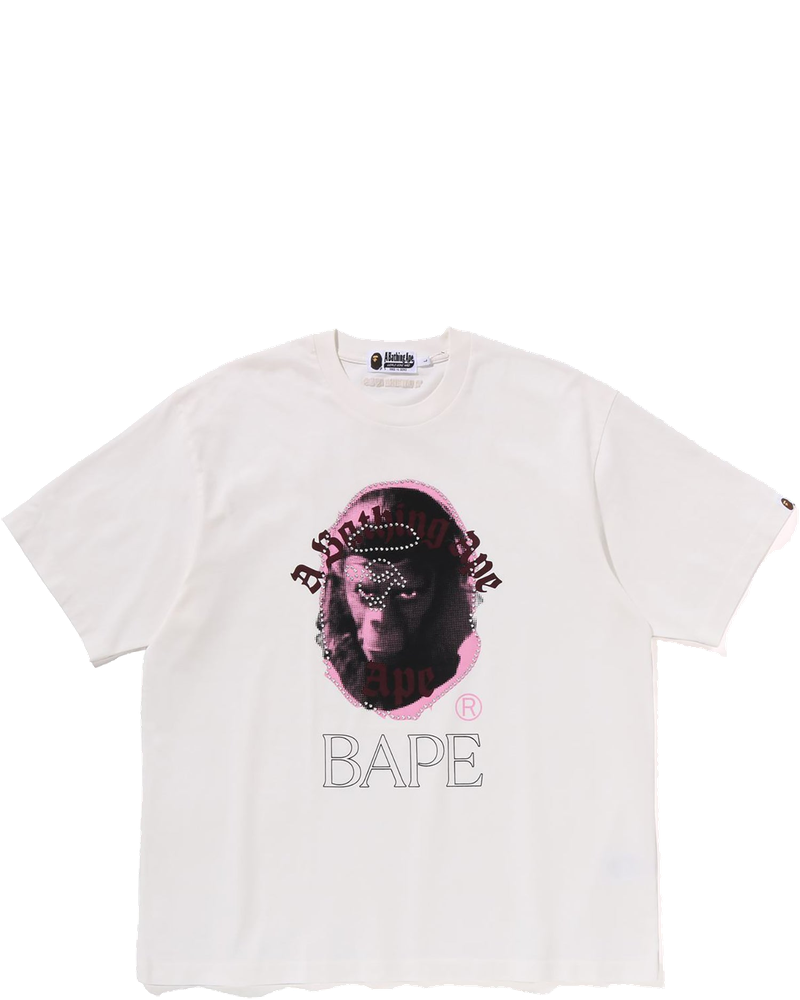 Garment Dye Rhinestone Ape Head Relaxed Fit Tee Mens A bathing ape – Гарантія оригінальності
