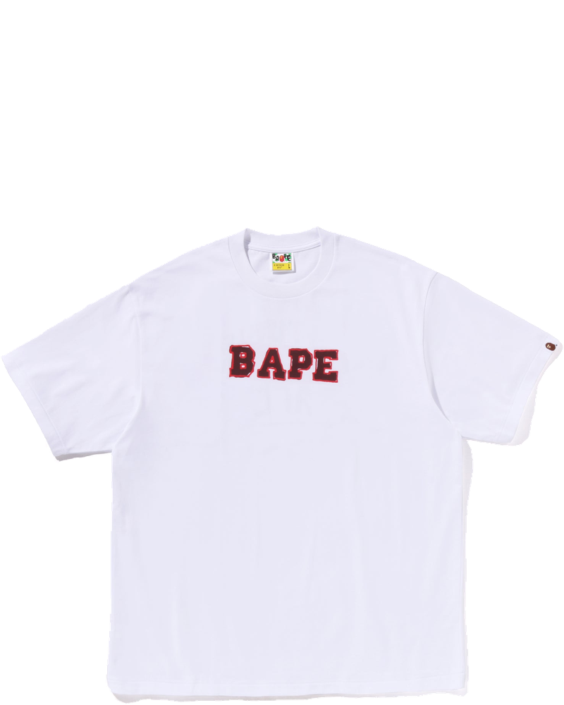 Оригінальна Hand Draw Bape Logo Relaxed Fit Tee Mens A bathing ape