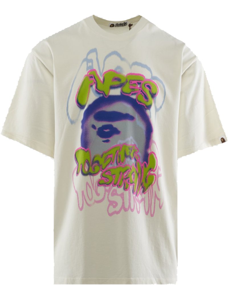Heavy Washed Logo Tee A bathing ape – Гарантія оригінальності