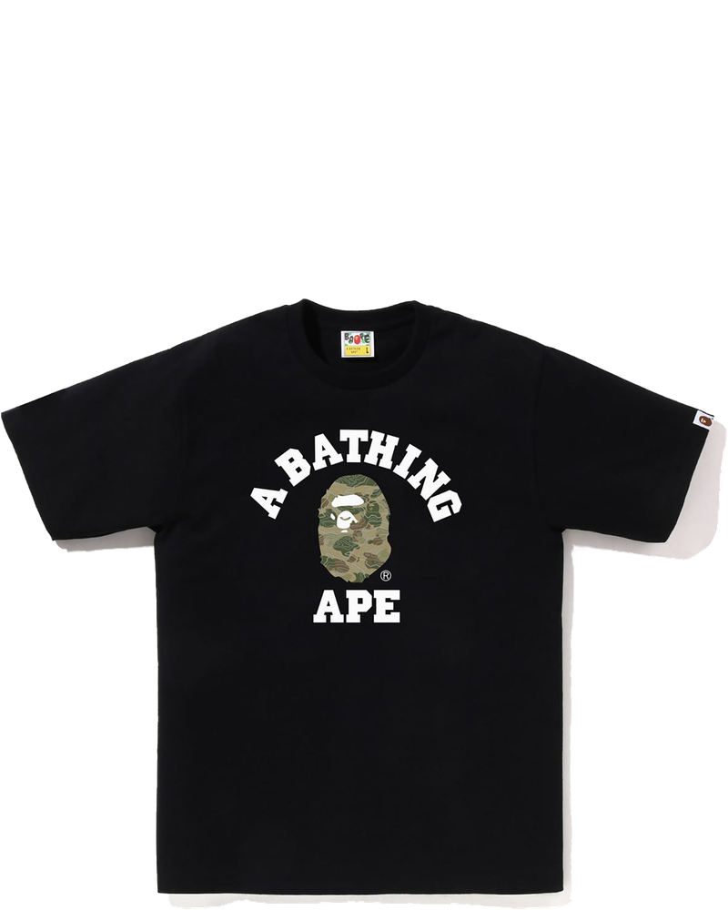 Оригінальна Layered Line Camo College Tee Mens A bathing ape