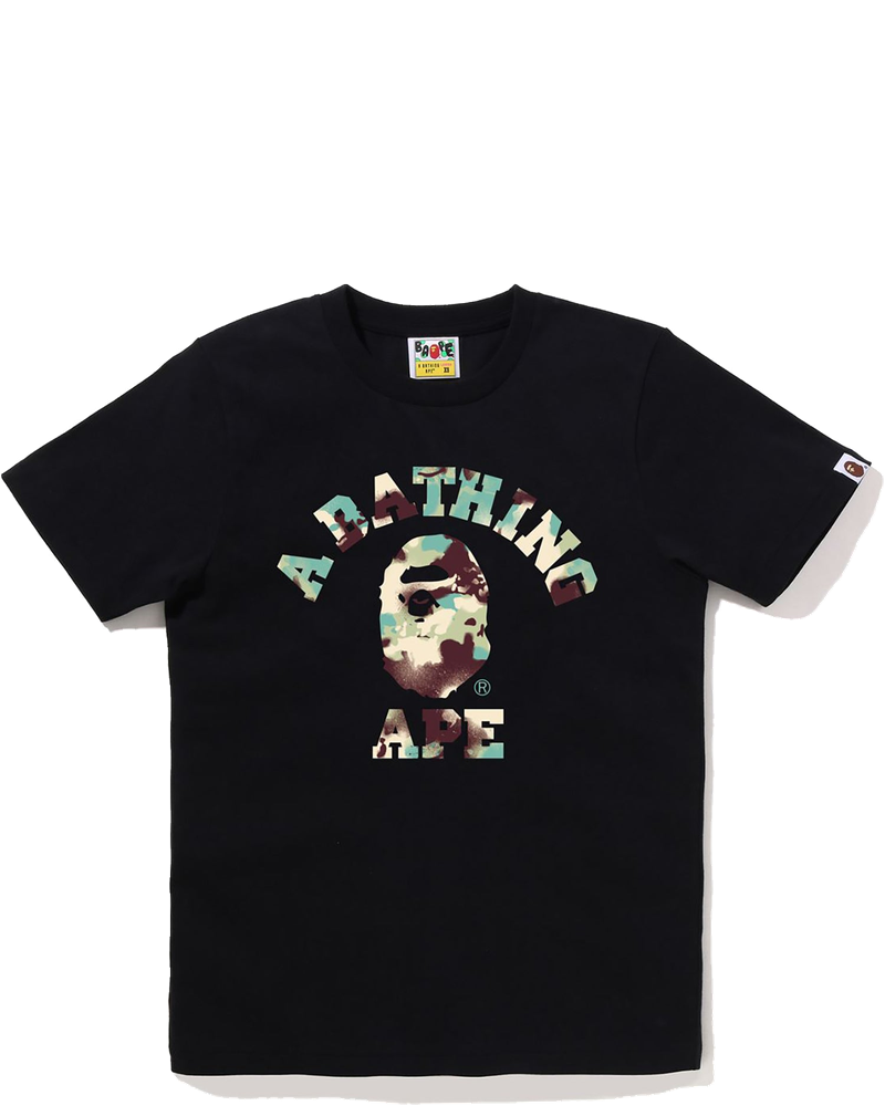 Map Camo College Tee Ladies A bathing ape – Гарантія оригінальності