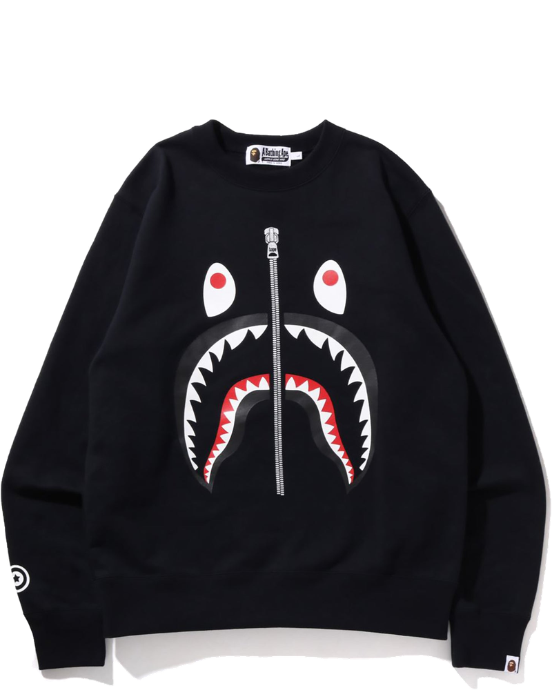 Mens Shark Crewneck Sweatshirt A bathing ape – Гарантія оригінальності