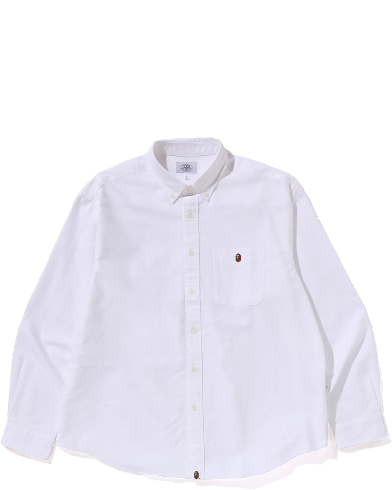 One Point Oxford Ls Shirt Mens A bathing ape – Гарантія оригінальності