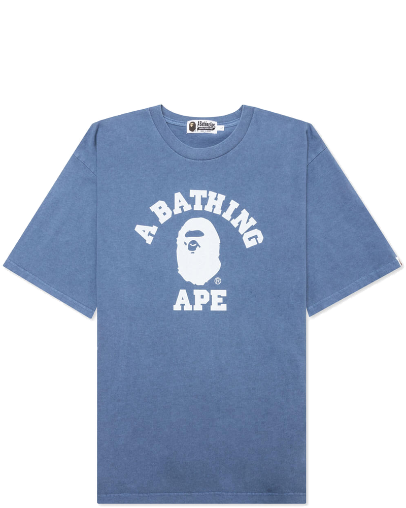 Оригінальна Pigment Dyed College Relaxed Fit Tee A bathing ape
