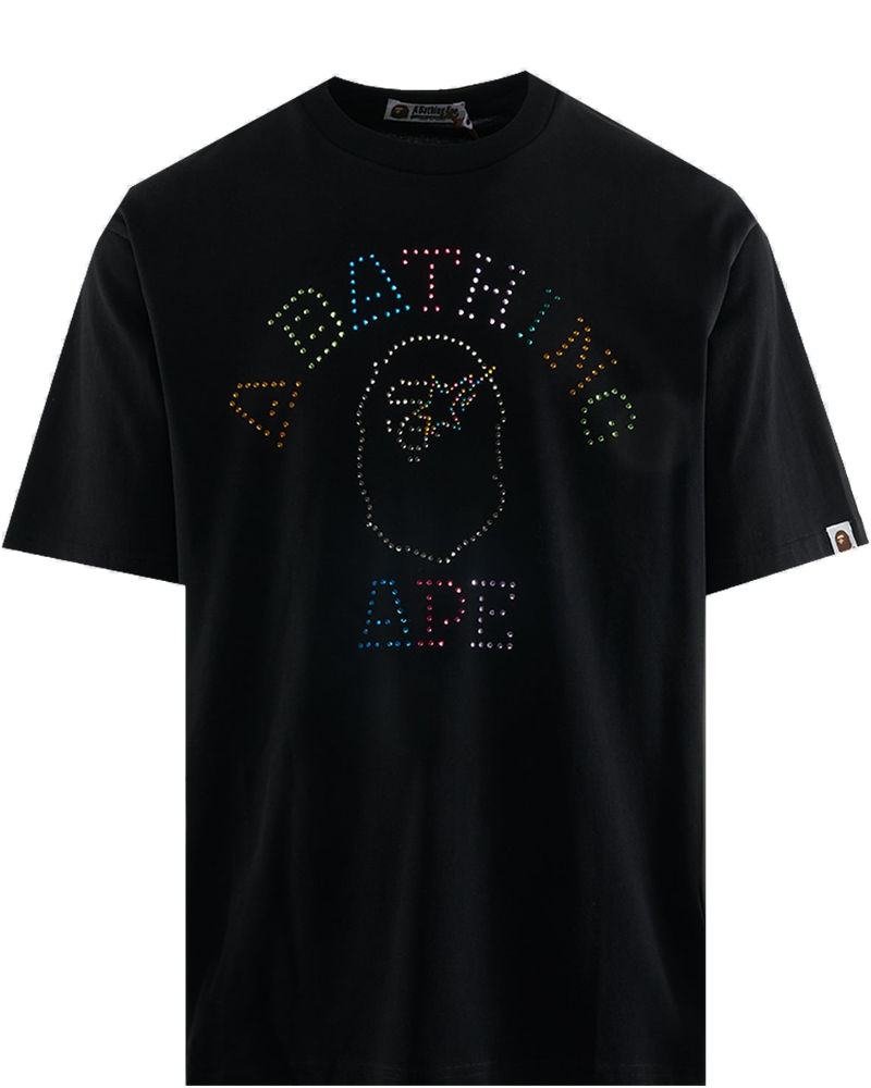 Оригінальна Rhinestone College Tee A bathing ape