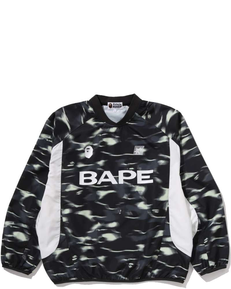 Screen Camo Football Logo Relaxed Fit Crewneck Sweatshirt Mens A bathing ape – Гарантія оригінальності