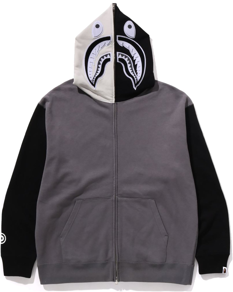 Shark Full Zip Hoodie #1 Mens A bathing ape – Гарантія оригінальності