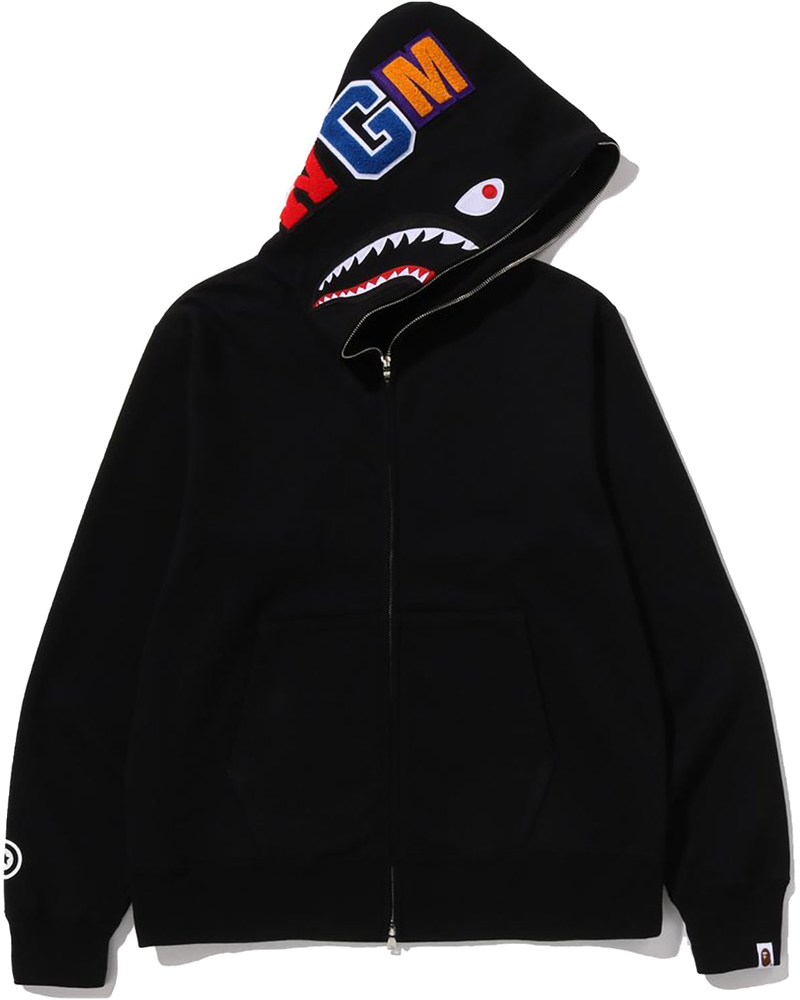 Оригінальна Shark Full Zip Hoodie Mens A bathing ape
