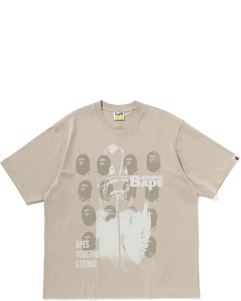 Spray Print Multi Logo Relaxed Fit Tee Mens A bathing ape оригінал – Купити в Україні