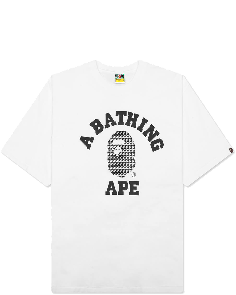 Sta Houndstooth College Relaxed Fit Tee A bathing ape оригінал – Купити в Україні
