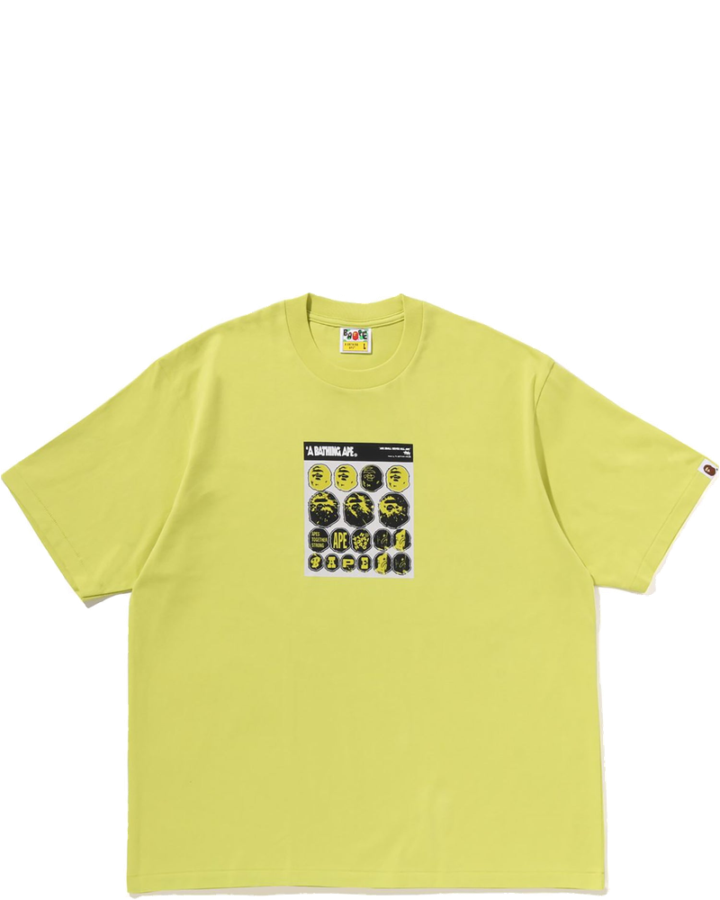 Sticker Graphic Relaxed Fit Tee Mens A bathing ape – Гарантія оригінальності
