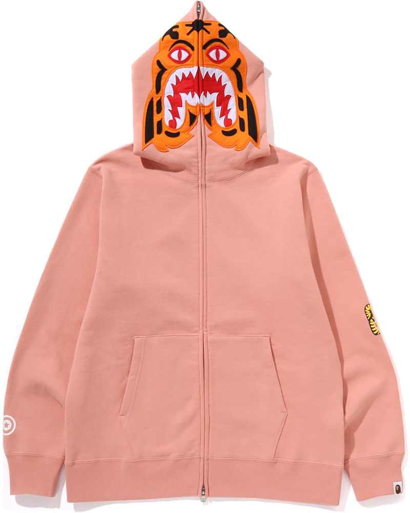 Tiger Full Zip Hoodie Mens A bathing ape – Гарантія оригінальності