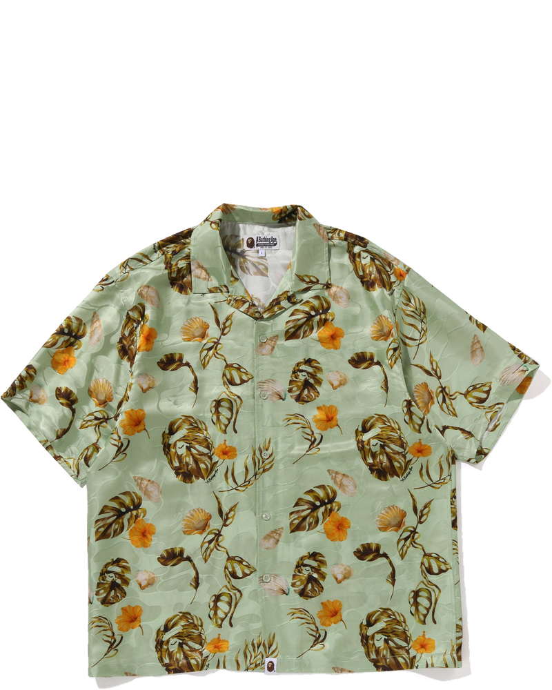 Vacation Pattern Open Collar Ss Shirt Mens A bathing ape – Гарантія оригінальності