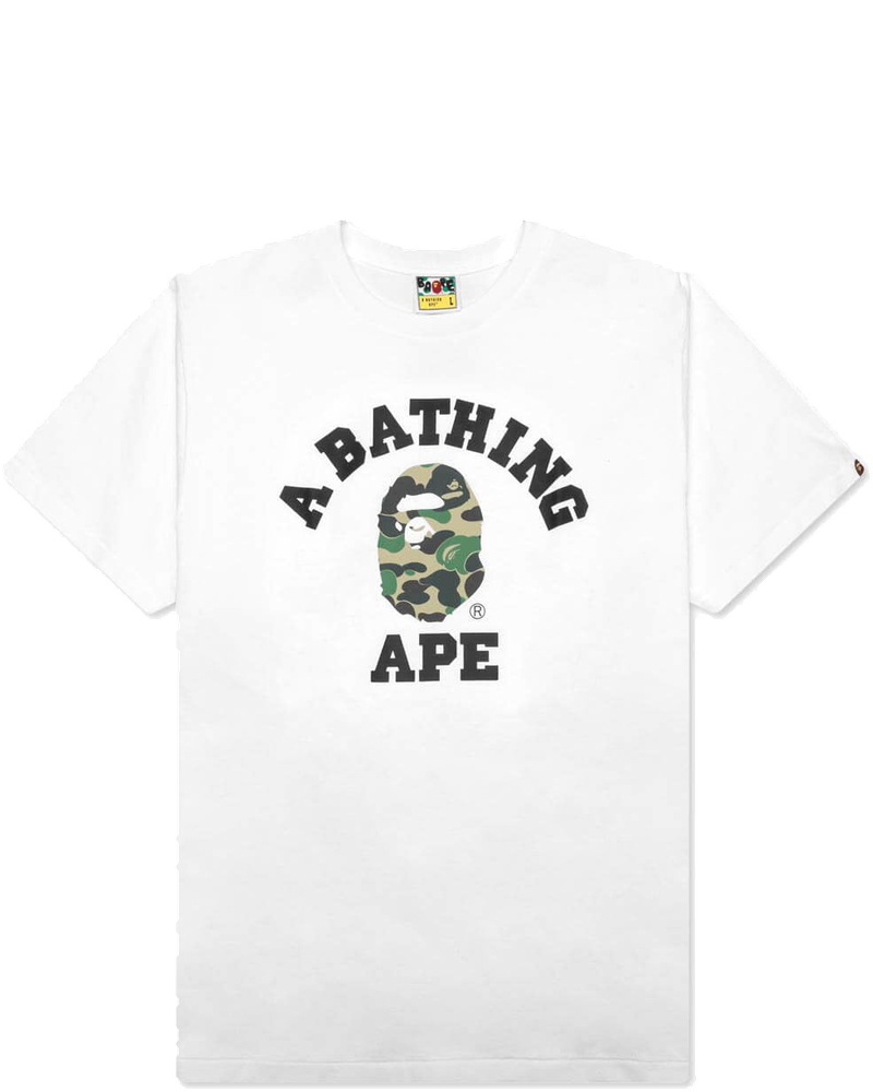 Abc Camo College Tee A bathing ape – Гарантія оригінальності