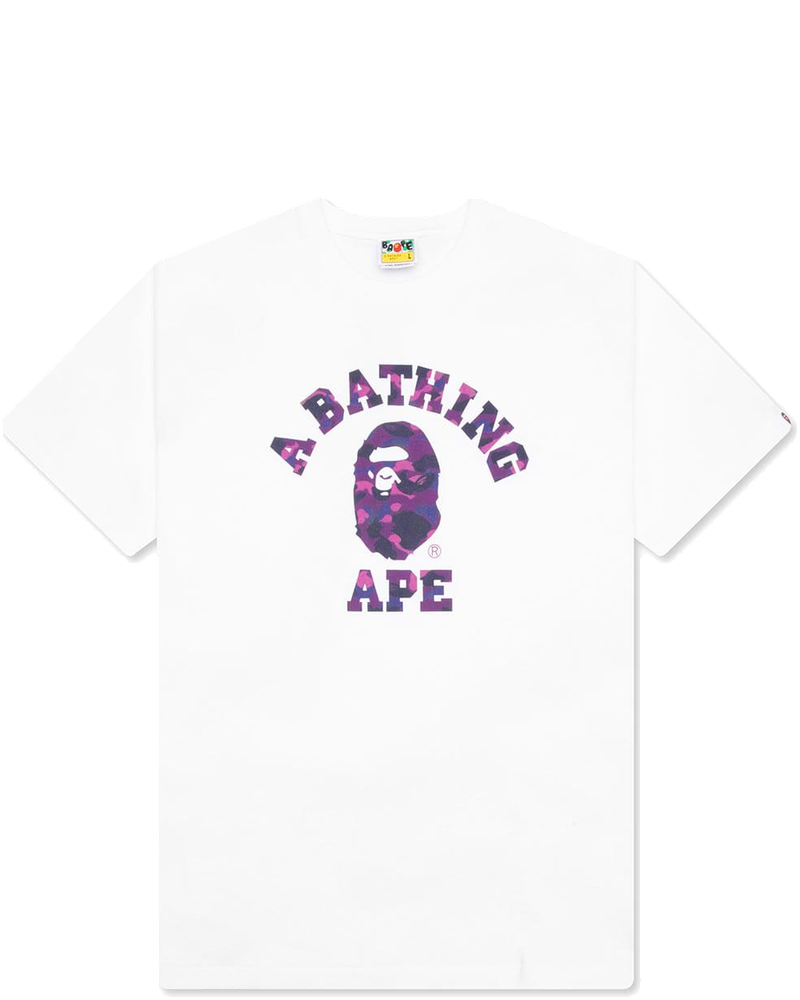 Оригінальна Color Camo College Tee A bathing ape