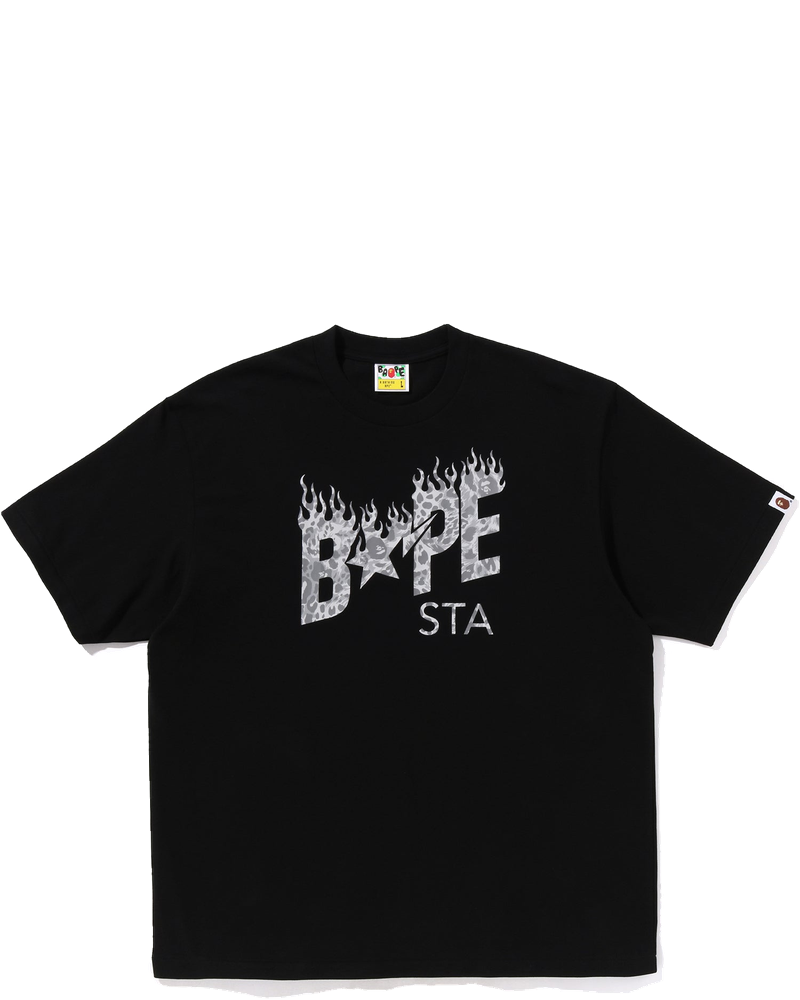 Wild Leopard Pattern Bape Sta Logo Relaxed Fit Tee Mens A bathing ape оригінал – Купити в Україні
