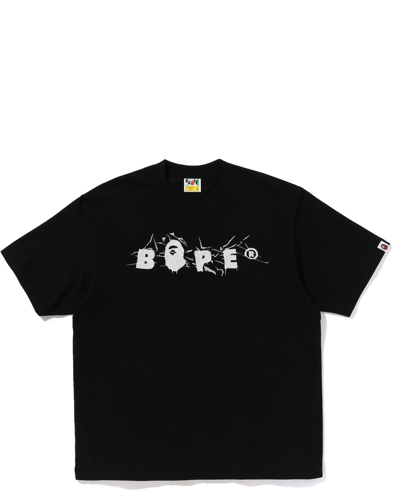 Оригінальна Wrinkle Bape Logo Relaxed Fit Tee Mens A bathing ape