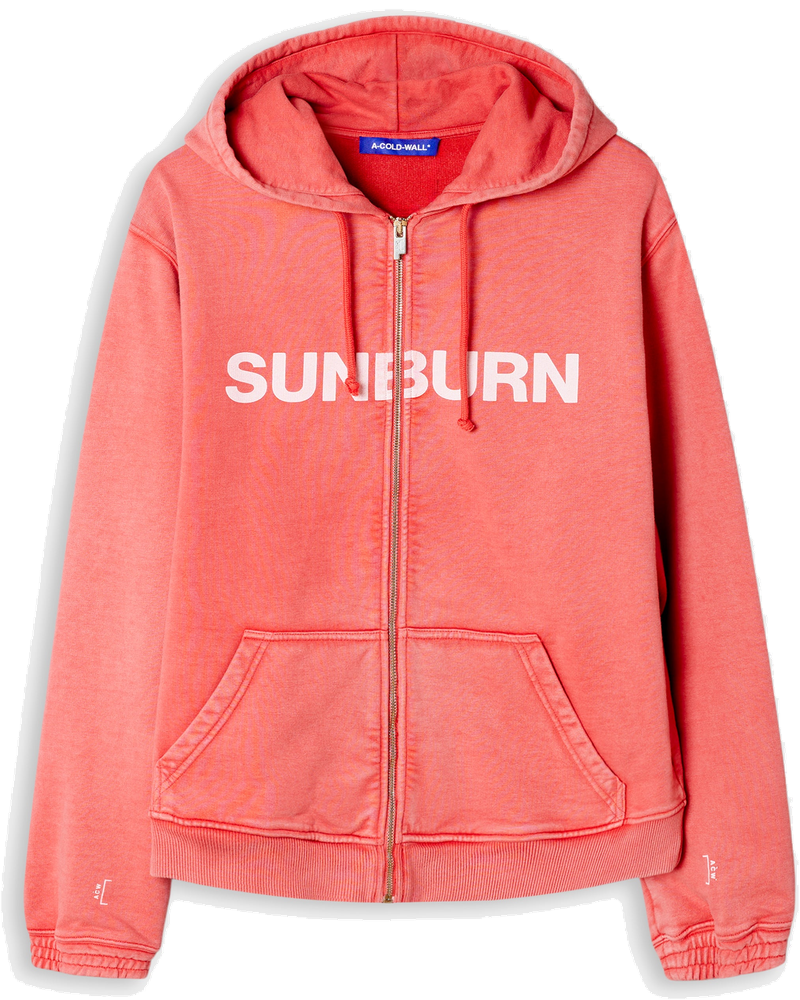 Sunburn Zip Hoodie Cardinal Red A cold wall оригінал – Купити в Україні