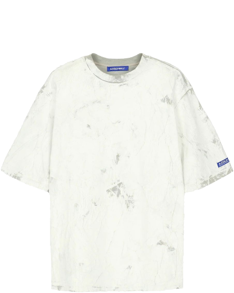 Оригінальна Marble-Effect Cotton T-Shirt A cold wall