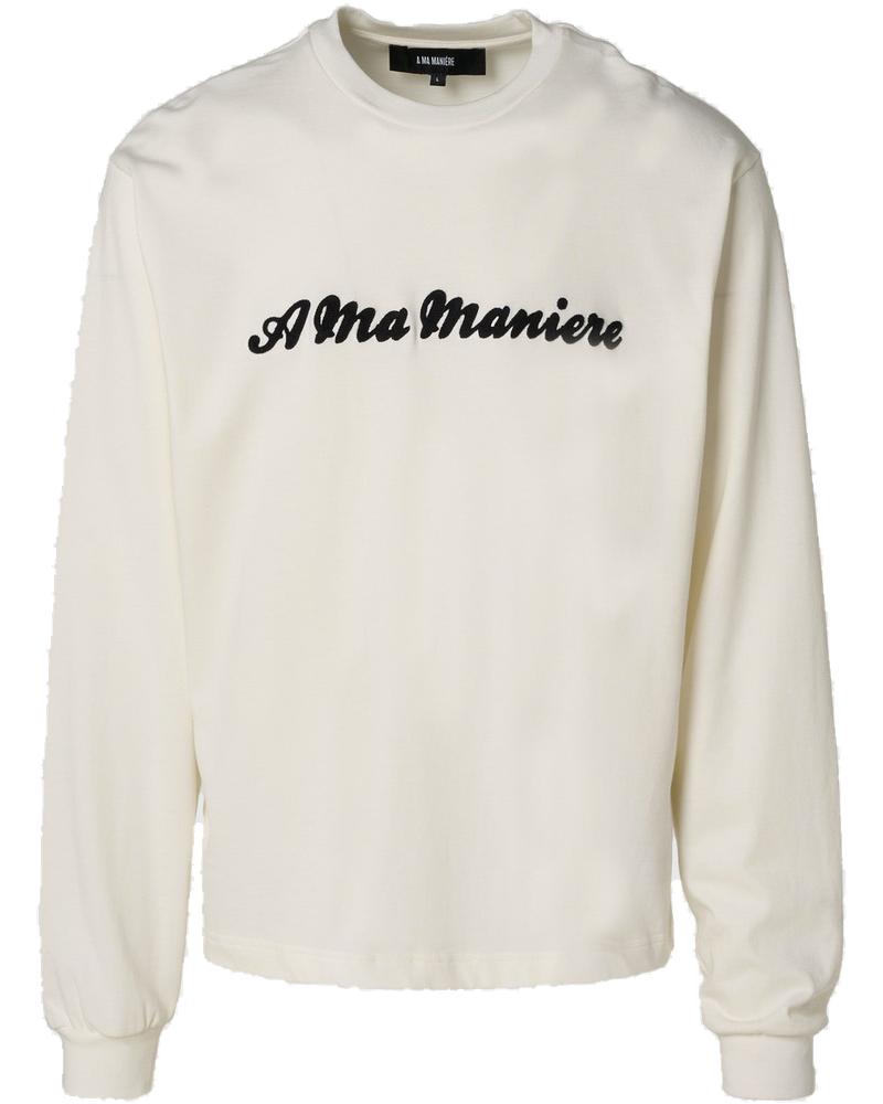 Оригінальна Script Long Sleeve Tee A ma maniere