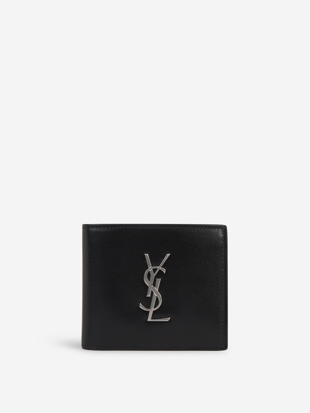 Logo Leather Wallet Saint laurent – Гарантія оригінальності – боковий вид