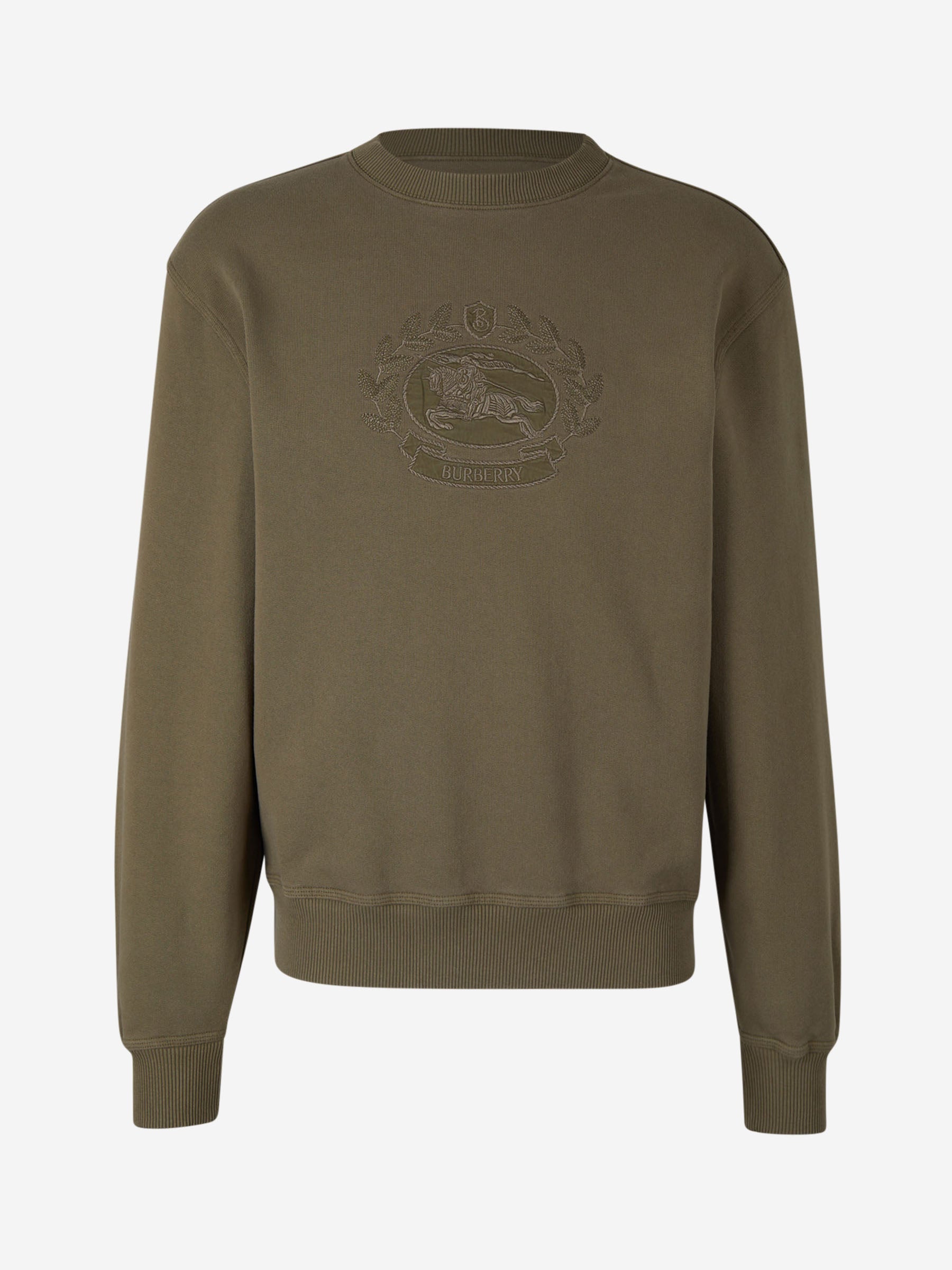 Cotton Logo Sweatshirt Burberry – Гарантія оригінальності – боковий вид